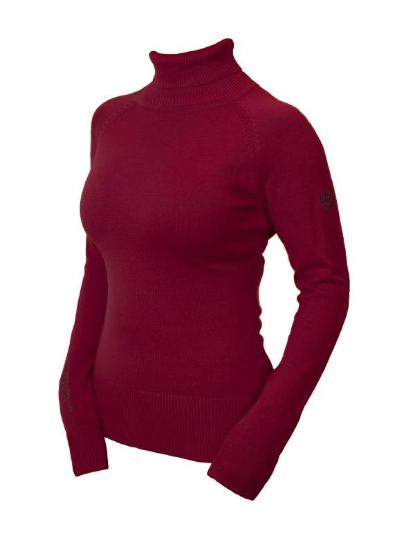 knitted-polo-bordeaux